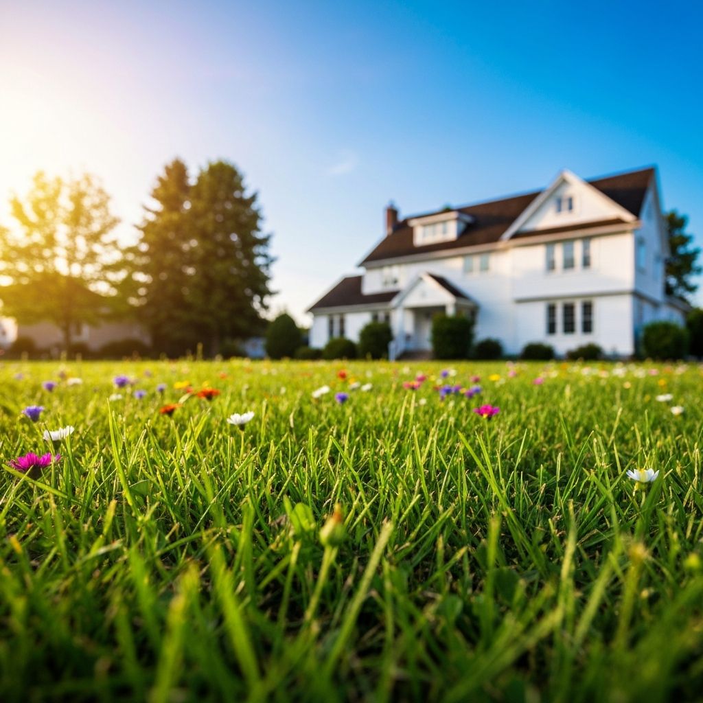 Beautiful manicured lawn in Mission BC